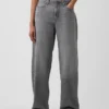 Ultrweiche Barrel-Jeans mit hoher Leibhöhe