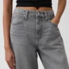 Ultrweiche Barrel-Jeans mit hoher Leibhöhe