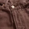 Ultrweiche Crossover-Barrel-Jeans mit hoher Leibhöhe