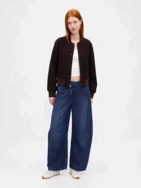 Ultrweiche Crossover-Jeans im Horseshoe-Schnitt mit hoher Leibhöhe