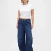 Ultrweiche Crossover-Jeans im Horseshoe-Schnitt mit hoher Leibhöhe