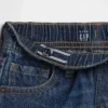 Ultrweiche Denim-Baggy-Shorts zum Hineinschlüpfen für Baby & Kleinkind