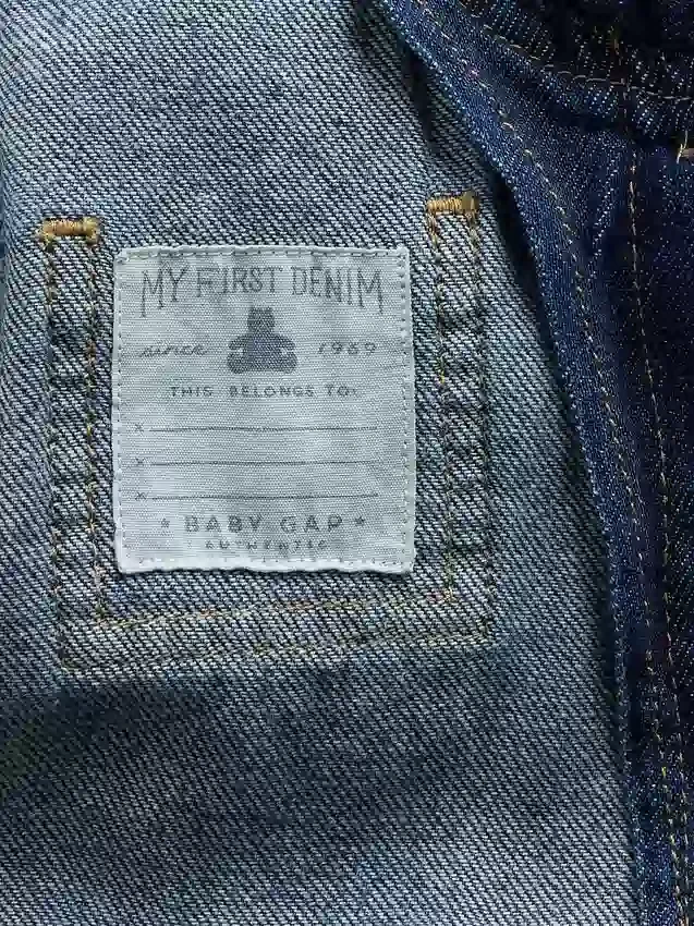 Ultrweiche Denim-Kapuzenjacke für Babys