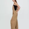 Ultrweiche Denim-Latzhose im Horseshoe-Stil