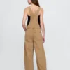 Ultrweiche Denim-Latzhose im Horseshoe-Stil