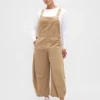 Ultrweiche Denim-Latzhose im Horseshoe-Stil