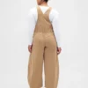 Ultrweiche Denim-Latzhose im Horseshoe-Stil