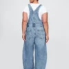 Ultrweiche Denim-Latzhose im Horseshoe-Stil