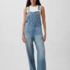 Ultrweiche Denim-Latzhose im Relaxed-Schnitt