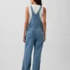 Ultrweiche Denim-Latzhose im Relaxed-Schnitt