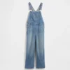 Ultrweiche Denim-Latzhose im Relaxed-Schnitt
