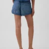 Ultrweiche Denim-Shorts „Easy Dolphin“ mit mittlerer Leibhöhe