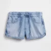 Ultrweiche Denim-Shorts „Easy Dolphin“ mit mittlerer Leibhöhe