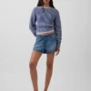 Ultrweiche Denim-Shorts „Easy Dolphin“ mit mittlerer Leibhöhe