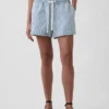 Ultrweiche Denim-Shorts mit Streifenmuster