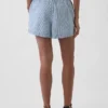 Ultrweiche Denim-Shorts mit Streifenmuster