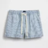 Ultrweiche Denim-Shorts mit Streifenmuster