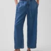 Ultrweiche Easy-Barrel-Jeans mit mittlerer Leibhöhe
