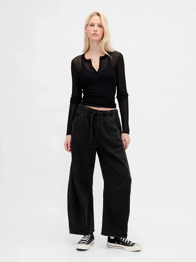 Ultrweiche „Easy Horseshoe“-Jeans mit mittlerer Leibhöhe