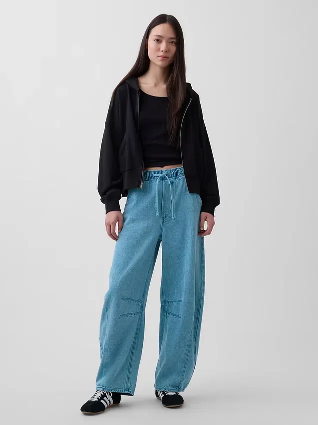 Ultrweiche „Easy Horseshoe“-Jeans mit mittlerer Leibhöhe