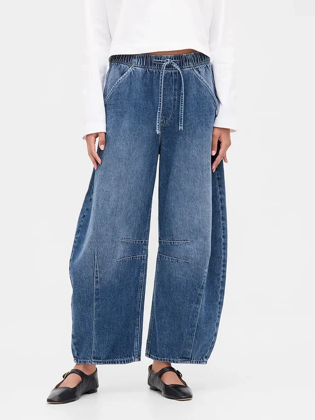 Ultrweiche „Easy Horseshoe“-Jeans mit mittlerer Leibhöhe