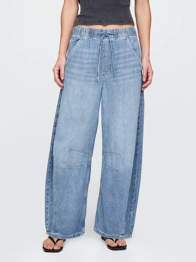 Ultrweiche „Easy Horseshoe“-Jeans mit mittlerer Leibhöhe