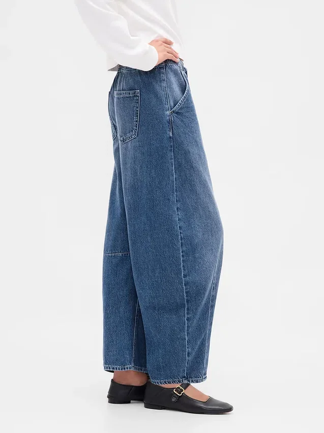 Ultrweiche „Easy Horseshoe“-Jeans mit mittlerer Leibhöhe