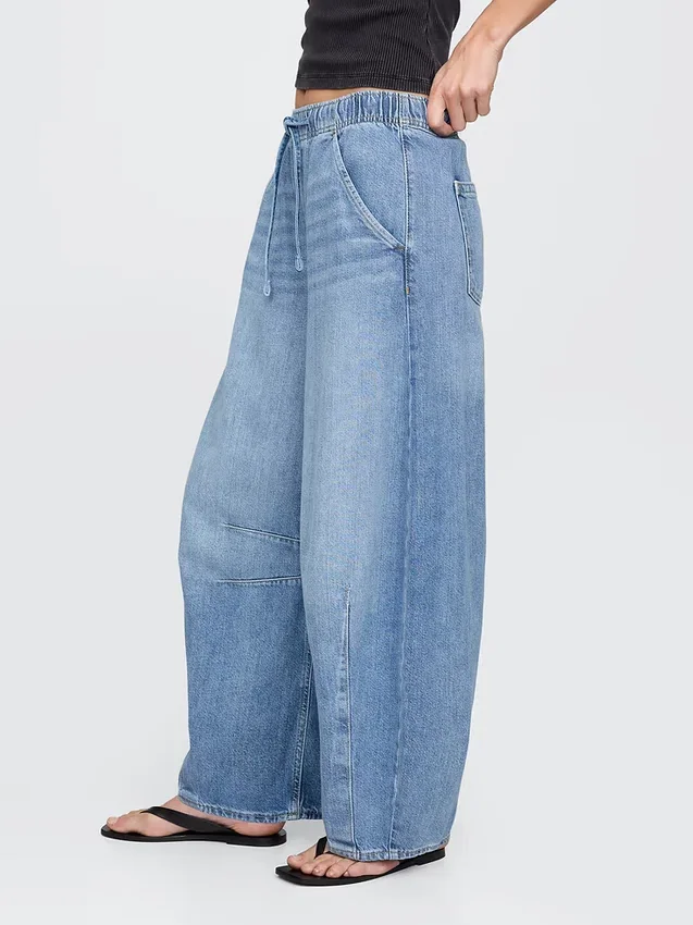 Ultrweiche „Easy Horseshoe“-Jeans mit mittlerer Leibhöhe