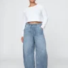 Ultrweiche „Easy Horseshoe“-Jeans mit mittlerer Leibhöhe