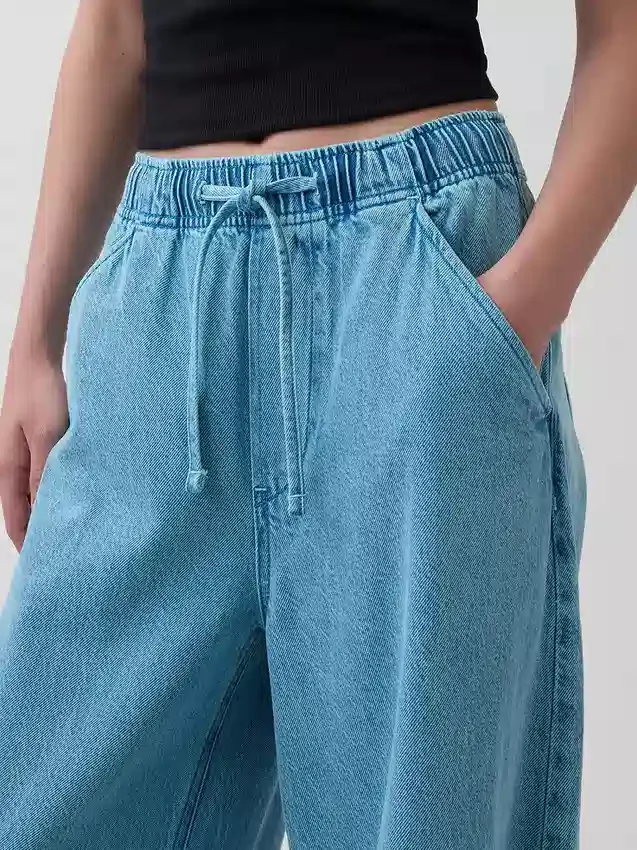 Ultrweiche „Easy Horseshoe“-Jeans mit mittlerer Leibhöhe