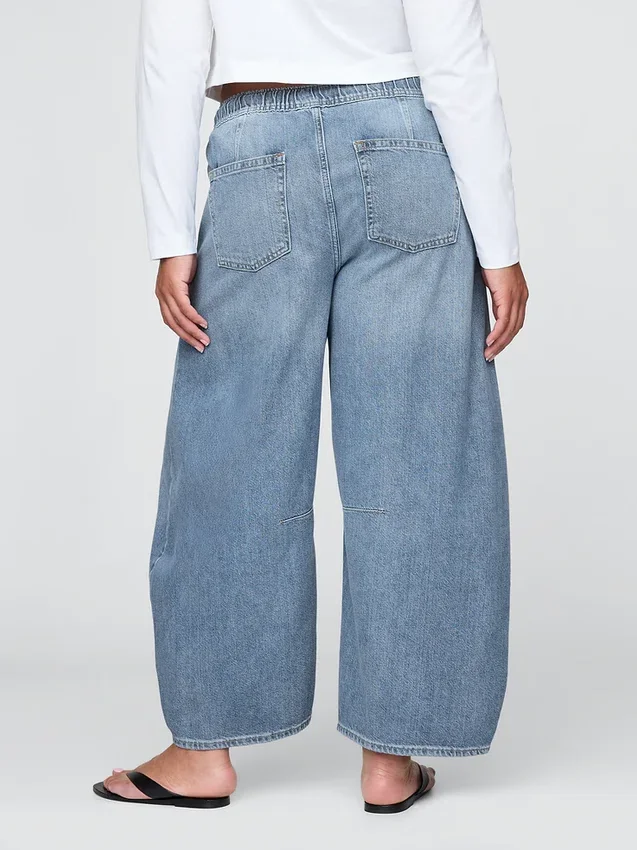 Ultrweiche „Easy Horseshoe“-Jeans mit mittlerer Leibhöhe