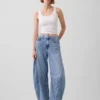 Ultrweiche Horseshoe-Jeans mit hoher Leibhöhe