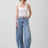 Ultrweiche Horseshoe-Jeans mit hoher Leibhöhe