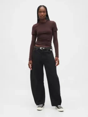 Ultrweiche Horseshoe-Jeans mit hoher Leibhöhe