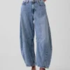 Ultrweiche Horseshoe-Jeans mit hoher Leibhöhe