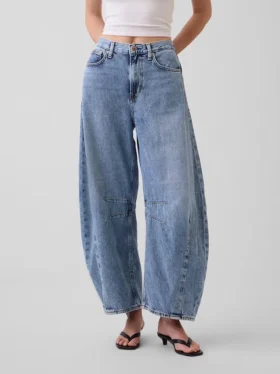 Ultrweiche Horseshoe-Jeans mit hoher Leibhöhe