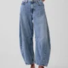 Ultrweiche Horseshoe-Jeans mit hoher Leibhöhe