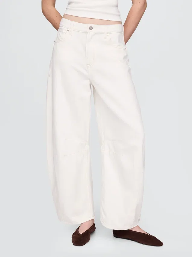 Ultrweiche Horseshoe-Jeans mit hoher Leibhöhe