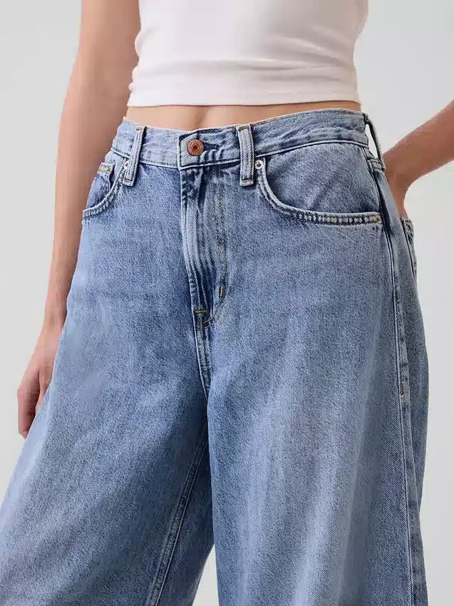 Ultrweiche Horseshoe-Jeans mit hoher Leibhöhe