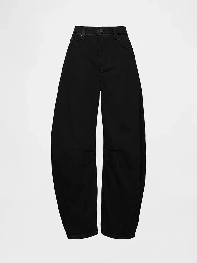 Ultrweiche Horseshoe-Jeans mit hoher Leibhöhe