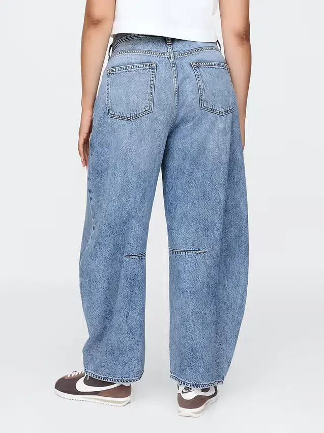 Ultrweiche Horseshoe-Jeans mit hoher Leibhöhe