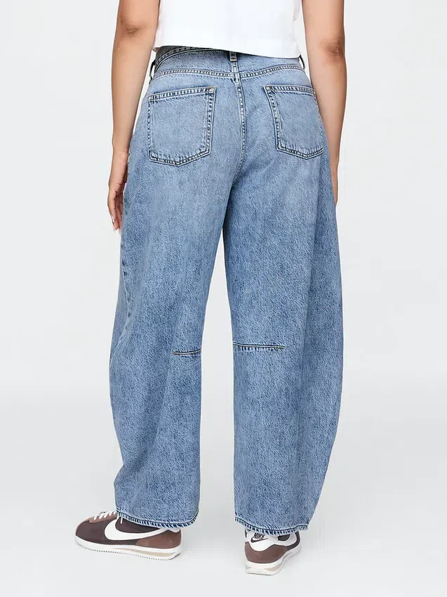 Ultrweiche Horseshoe-Jeans mit hoher Leibhöhe