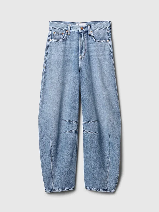 Ultrweiche Horseshoe-Jeans mit hoher Leibhöhe