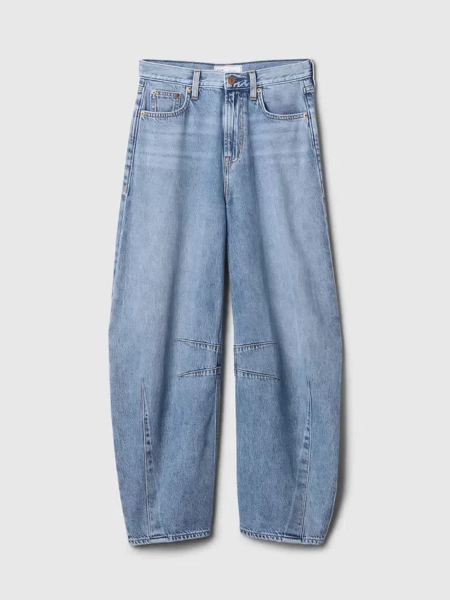 Ultrweiche Horseshoe-Jeans mit hoher Leibhöhe