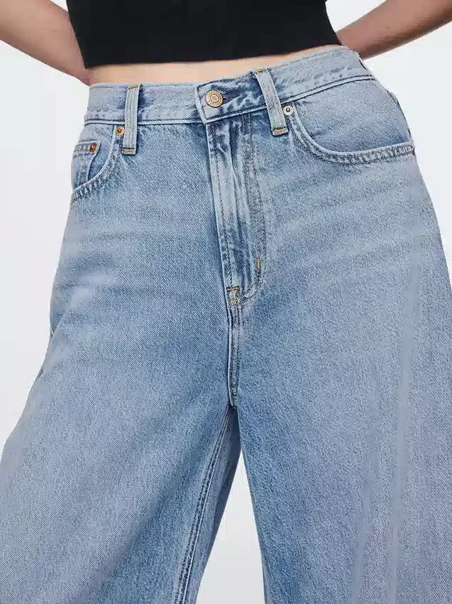 Ultrweiche Horseshoe-Jeans mit hoher Leibhöhe