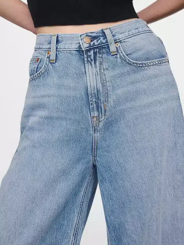 Ultrweiche Horseshoe-Jeans mit hoher Leibhöhe