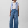 Ultrweiche Horseshoe-Jeans mit hoher Leibhöhe und Gürtel
