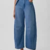 Ultrweiche Horseshoe-Jeans mit hoher Leibhöhe und Gürtel