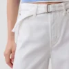 Ultrweiche Horseshoe-Jeans mit hoher Leibhöhe und Gürtel