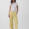 Ultrweiche, locker sitzende „90er“-Crop-Jeans mit niedriger Leibhöhe